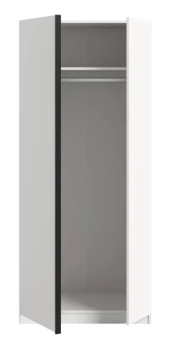 Kleiderschrank OAKLAND weiß B/H/T: ca. 80x183x53 cm