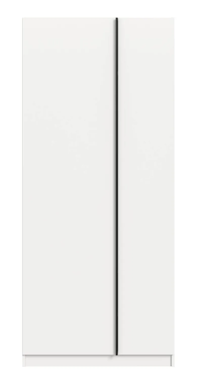 Kleiderschrank OAKLAND weiß B/H/T: ca. 80x183x53 cm