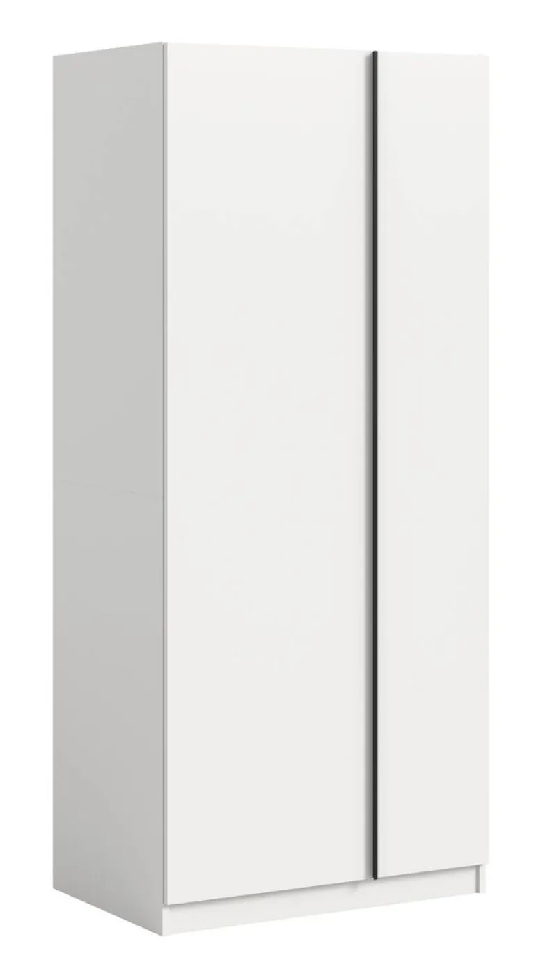 Kleiderschrank OAKLAND weiß B/H/T: ca. 80x183x53 cm