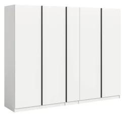 Kleiderschrank OAKLAND weiß B/H/T: ca. 230x183x53 cm