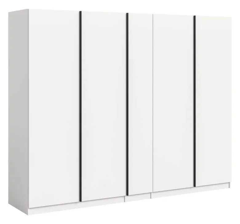 Kleiderschrank OAKLAND weiß B/H/T: ca. 230x183x53 cm