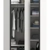 Kleiderschrank OAKLAND weiß B/H/T: ca. 130x183x53 cm