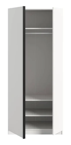 Kleiderschrank OAKLAND weiß B/H/T: ca. 80x183x53 cm