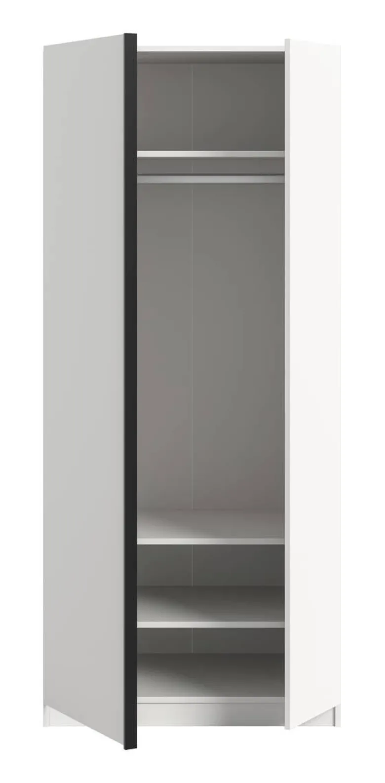 Kleiderschrank OAKLAND weiß B/H/T: ca. 80x183x53 cm