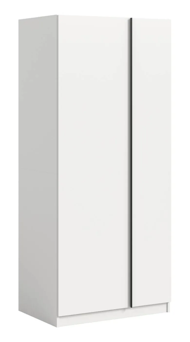 Kleiderschrank OAKLAND weiß B/H/T: ca. 80x183x53 cm