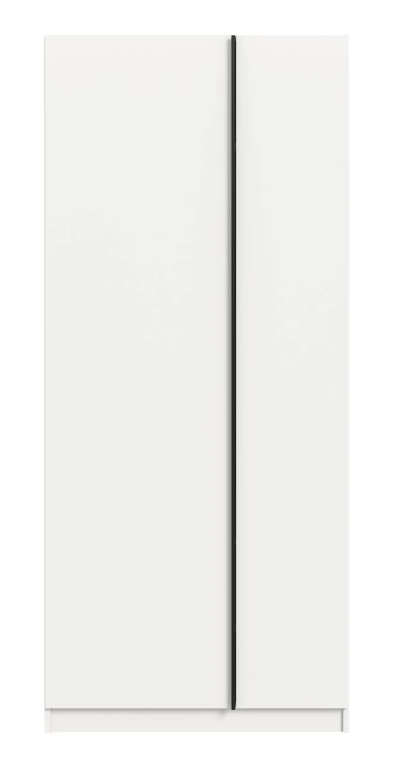 Kleiderschrank OAKLAND weiß B/H/T: ca. 80x183x53 cm