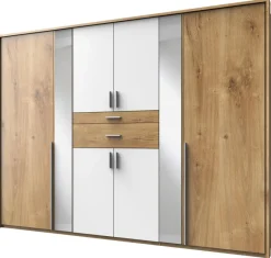 Kleiderschrank Odessa Eiche Nachbildung B/H/T: ca. 270x208x58 cm