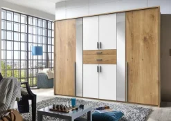 Kleiderschrank Odessa Eiche Nachbildung B/H/T: ca. 270x208x58 cm