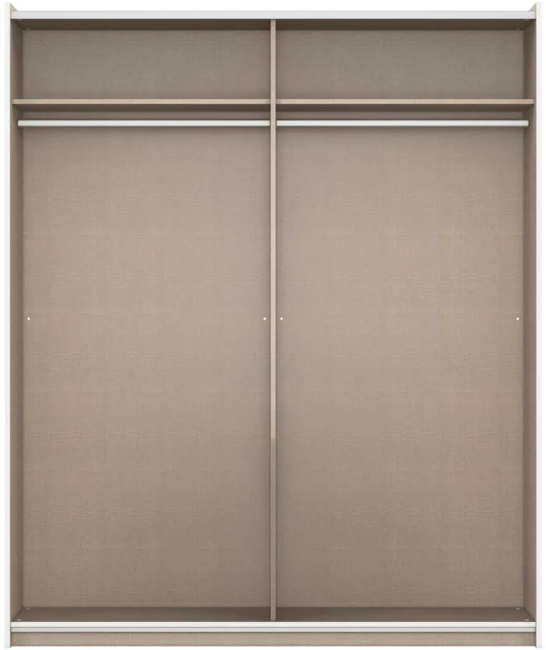 Kleiderschrank Oslo Alpinweiß grau B/H/T: ca. 175x210x59 cm