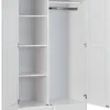 Kleiderschrank Reutte weiß B/H/T: ca. 104x198x56 cm