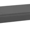 Klemmkissen Malawi grau Kunstleder B/H/T: ca. 130x6x42 cm