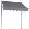 Klemm-Markise Amrum grau B/L: ca. 295x150 cm