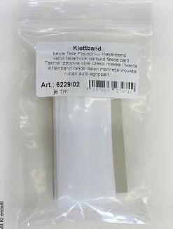 Klettband weiß L: ca. 100 cm 2 Packstücke