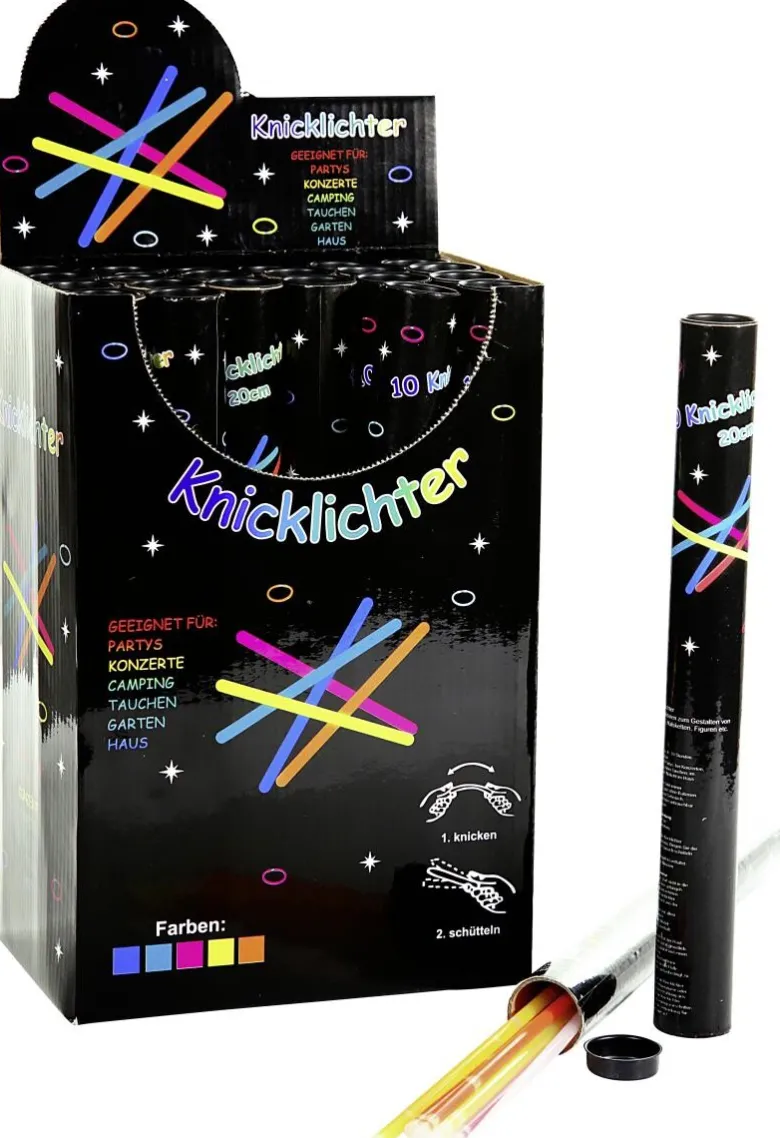 Knicklichter sortiert L: ca. 26 cm