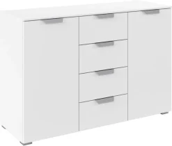 Kombikommode Aditio Alpinweiß B/H/T: ca. 120x81x43 cm