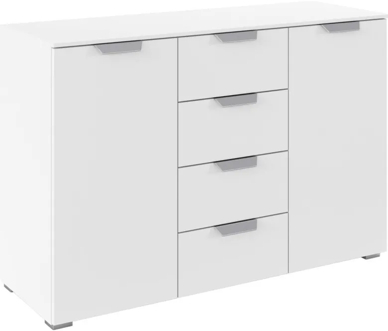 Kombikommode Aditio Alpinweiß B/H/T: ca. 120x81x43 cm