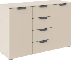 Kombikommode Briona champagner B/H/T: ca. 120x81x42 cm