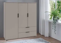 Kombikommode Easy Plus Black Sahara grau B/H/T: ca. 130x140x40 cm