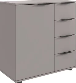 Kombikommode Tilburg Sahara grau B/H/T: ca. 81x83x41 cm