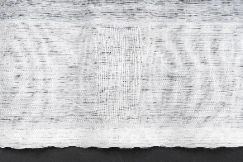 Kombivorhang 2er Pack Dot weiß B/L: ca. 135x245 cm