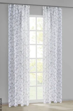 Kombivorhang Florina weiß B/L: ca. 140x245 cm