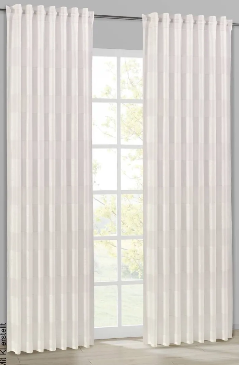 Kombivorhang Ilem champagner B/L: ca. 140x245 cm