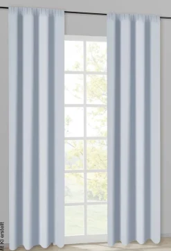 Kombivorhang Jule grau B/L: ca. 140x245 cm