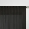 Kombivorhang PURE schwarz B/L: ca. 135x300 cm