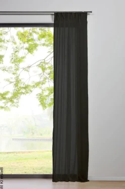 Kombivorhang PURE schwarz B/L: ca. 135x300 cm