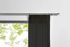 Kombivorhang PURE schwarz B/L: ca. 135x300 cm