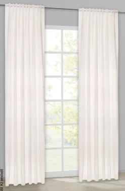 Kombivorhang Rachel weiß B/L: ca. 140x245 cm