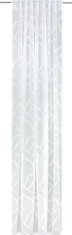 Kombivorhang Rita weiß B/L: ca. 140x245 cm