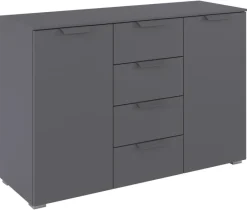Kommode Aditio grau B/H/T: ca. 120x81x42 cm