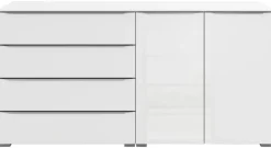 Kommode Aldono Deluxe Alpinweiß B/H/T: ca. 160x81x42 cm
