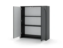 Kommode ARCO schwarz B/H/T: ca. 100x117x35 cm