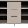 Kommode Arona sand schwarz B/H/T: ca. 135x90x38 cm