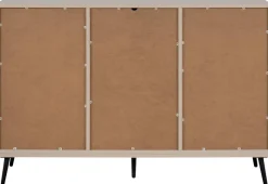 Kommode Arona sand schwarz B/H/T: ca. 135x90x38 cm
