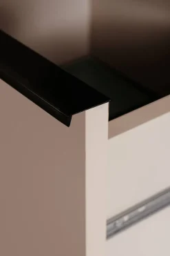 Kommode Arona sand schwarz B/H/T: ca. 135x90x38 cm