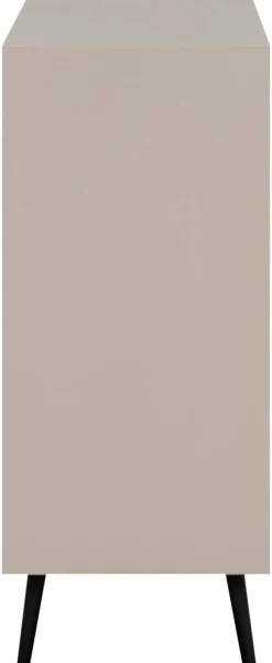 Kommode Arona sand schwarz B/H/T: ca. 135x90x38 cm