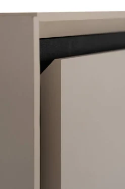 Kommode Arona sand schwarz B/H/T: ca. 90x90x38 cm
