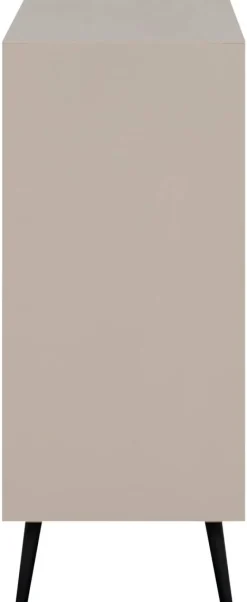 Kommode Arona sand schwarz B/H/T: ca. 90x90x38 cm