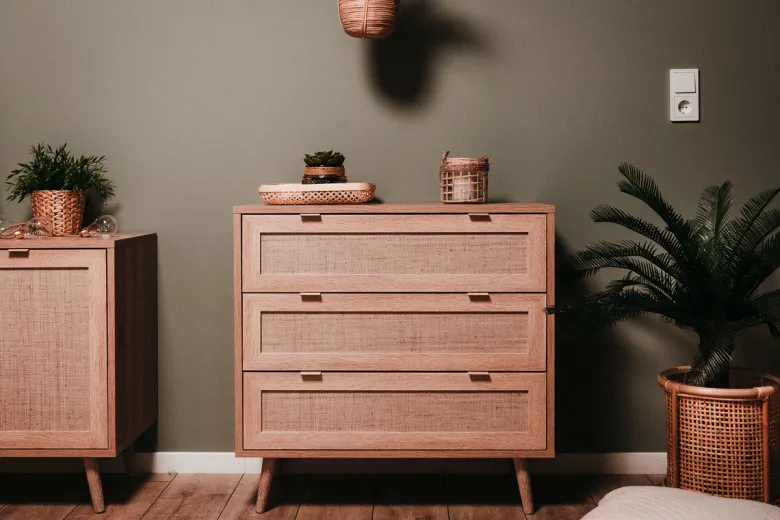 Kommode Bali Eiche Sonoma Nachbildung B/H/T: ca. 80x80x40 cm