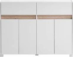 Kommode Cosmo perlweiß Optik B/H/T: ca. 112,2x84,8x33 cm