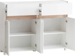 Kommode Cosmo perlweiß Optik B/H/T: ca. 112,2x84,8x33 cm