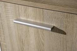Kommode Egadi Eiche Sonoma Nachbildung weiß B/H/T: ca. 77x115x30 cm
