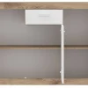 Kommode Focus Eiche Viking Nachbildung weiß glänzend B/H/T: ca. 133,9x90x39 cm