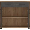 Kommode Fontana Eiche Evoke Coast Nachbildung Beton dunkel Optik B/H/T: ca. 174x87x40 cm