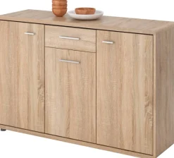 Kommode Fontana Eiche Sonoma Nachbildung B/H/T: ca. 132x87x40 cm