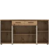 Kommode Fontana Plus Eiche Artisan Nachbildung Kaschmir B/H/T: ca. 174x87x40 cm