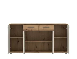 Kommode Fontana Plus Eiche Artisan Nachbildung Kaschmir B/H/T: ca. 174x87x40 cm